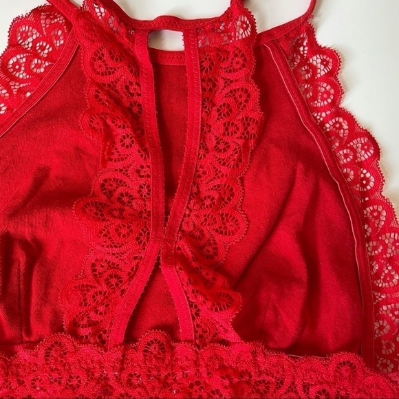 Aerie Nordic Lace High Neck Bralette - Picture 6 of 8